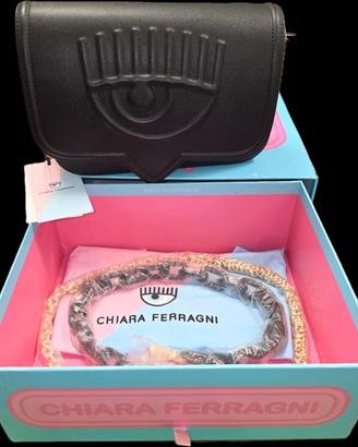 Borsa Chiara Ferragni "Eyelike" Nera - NUOVA con S