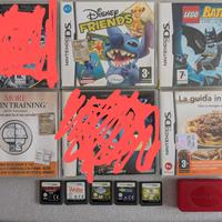 Lotto 9 Giochi Nintendo DS + portagiochi