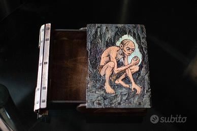 Scatola Libro In Legno