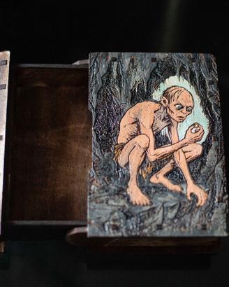 Scatola Libro In Legno