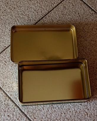 scatola in latta vintage Bulwark cut plug