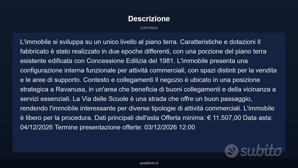 Immobile in asta di 93 m² a Ravanusa - Vista 4