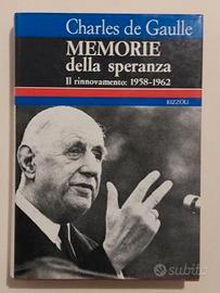 Memorie della speranza Charles De Gaulle Ed. 1970