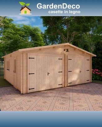 Garage in Legno 6×6 m 45mm, 36mq V2