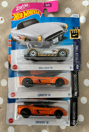 hotwheels Corvette 1\64 barbie
