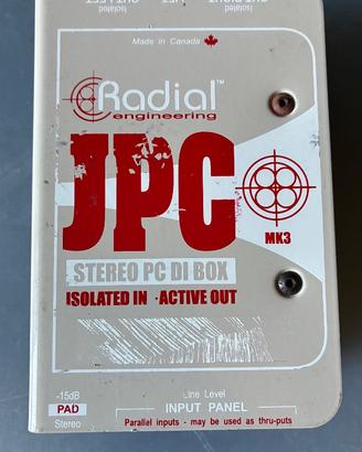 Di.I. Box per PC/MAC Radial JPC-MK3