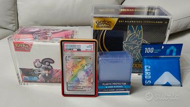 Case magnetico toploader sleeve Pokemon One piece