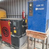Compressore a vite marca CMC mod. CPA 15cv