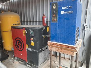 Compressore a vite marca CMC mod. CPA 15cv