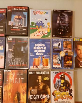DVD film, cartoni e documentari 