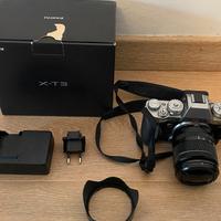 fujifilm xt3 + 18-55 mm f/2.8-4 + 2 sd da 128gb