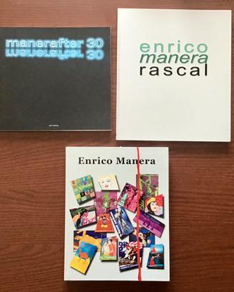 Tris di cataloghi di Enrico Manera