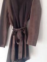 Giacca scamosciata Zara con cappuccio Testa di Mor