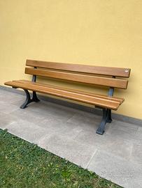 Panchina legno-ghisa design by fima
