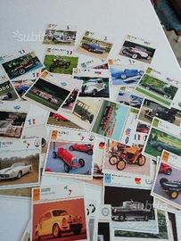 Fotografie di macchine d'epoca con descrizione