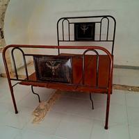 Letto in ferro battuto antichi  da 1 piazza e 1/2