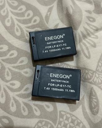 Batterie ricaricabili canon LP E17