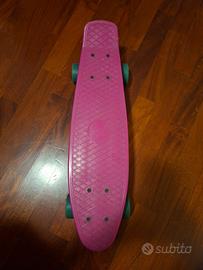 Skateboard da bambina, rosa. Usato