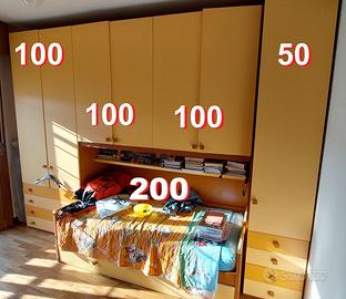 Cameretta ragazzi 2letti 2sedie CONSEGNA COMPRESA