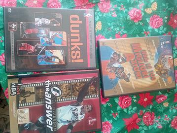 lotto collezionismo Nba 3 DVD dunks iverson azioni