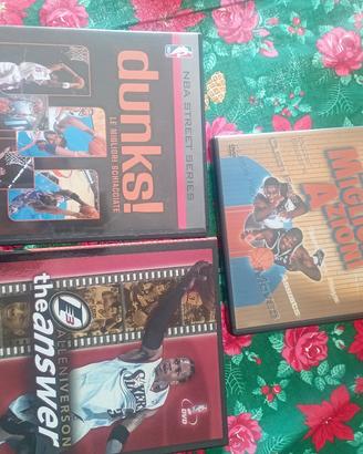 lotto collezionismo Nba 3 DVD dunks iverson azioni