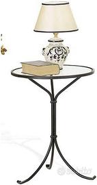 Relax e Design Tavolino - Comodino in Ferro Battut