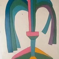 'Azzurro azzurro'  Ugo Nespolo  -AUTENTICATO-