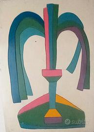 'Azzurro azzurro'  Ugo Nespolo  -AUTENTICATO-