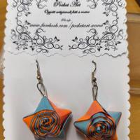 Orecchini Origami Stella 3D - Fatti a Man Handmade