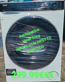 asciugatrice haier 12kg NUOVA DIFETTO ESTETICO 