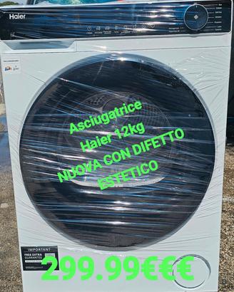 asciugatrice haier 12kg NUOVA DIFETTO ESTETICO 
