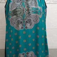 Abito fantasia verde tiffany