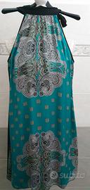 Abito fantasia verde tiffany