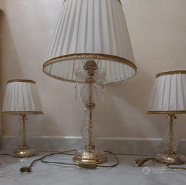 Lume trittico in cristallo