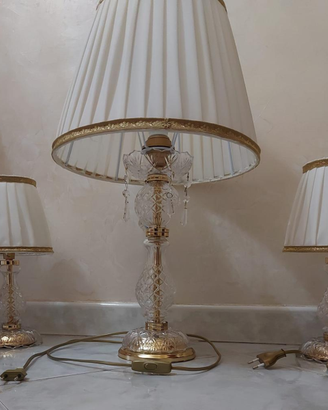 Lume trittico in cristallo