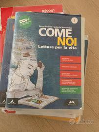 Libro scolastico come noi letture per la vita