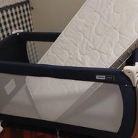 Lettino inglesina da campeggio (blu)