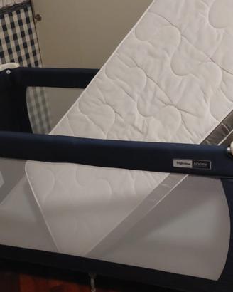 Lettino inglesina da campeggio (blu)