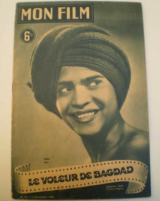 Rivista vintage MON FILM 1946 Il Ladro di Bagdad