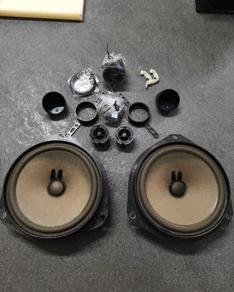 casse woofer e tweeter 6 pollici