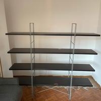 Scaffale libreria moderna in metallo e