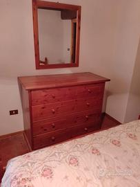 COMO' E COMODINI IN LEGNO