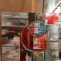 quadri acrilico su tela