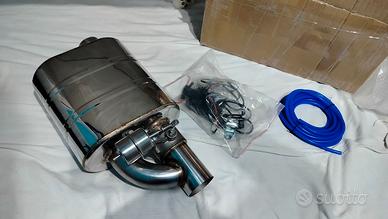 Silenziatore con valvola 63 mm