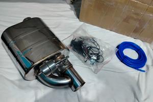 Silenziatore con valvola 63 mm
