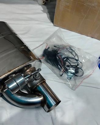 Silenziatore con valvola 63 mm