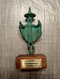 Bronzetto sardo nuragico "Sacerdotessa" La Fucina