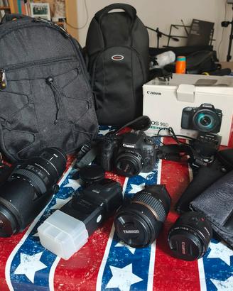 CANON EOS 90D + OTTICHE TAMRON E ACCESSORI