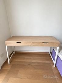 Scrivania IKEA Alex 132x58cm - effetto rovere