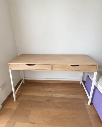 Scrivania IKEA Alex 132x58cm - effetto rovere